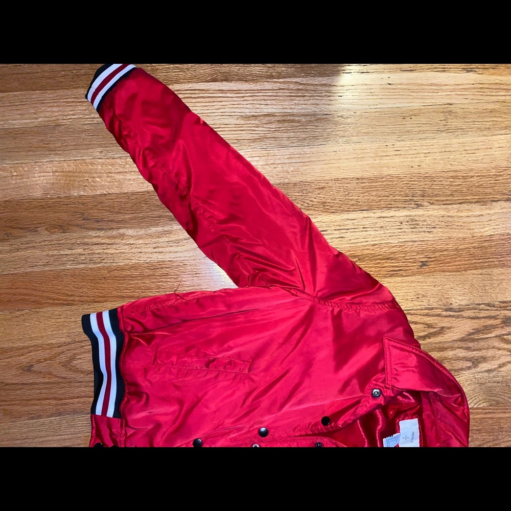 Red Bomber Jacket - Picture 4 of 6